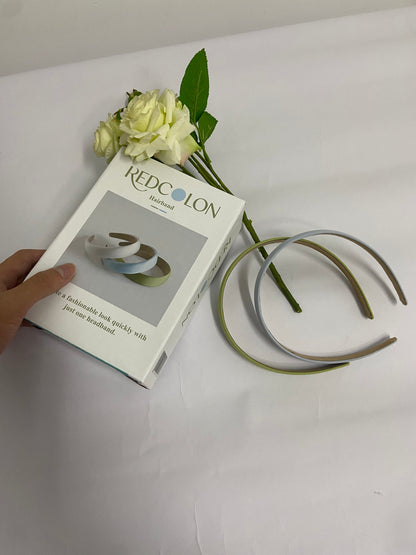 REDCOLON Headbands for Women Non Slip Trendy Headbands for Women’s Hair 1 inch Wide Cute Headband for Girls, Spring Head Bands Elastic Hair Bands Fashion Accessories for Women 3PCS