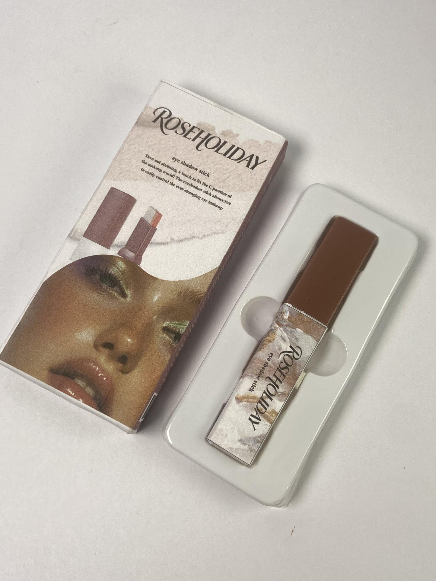 ROSEHOLIDAY Highlighter Makeup Stick Highlighter Bronzer Stick Glow Face Illuminator Highlight Contouring Sticks Waterproof Long-lasting