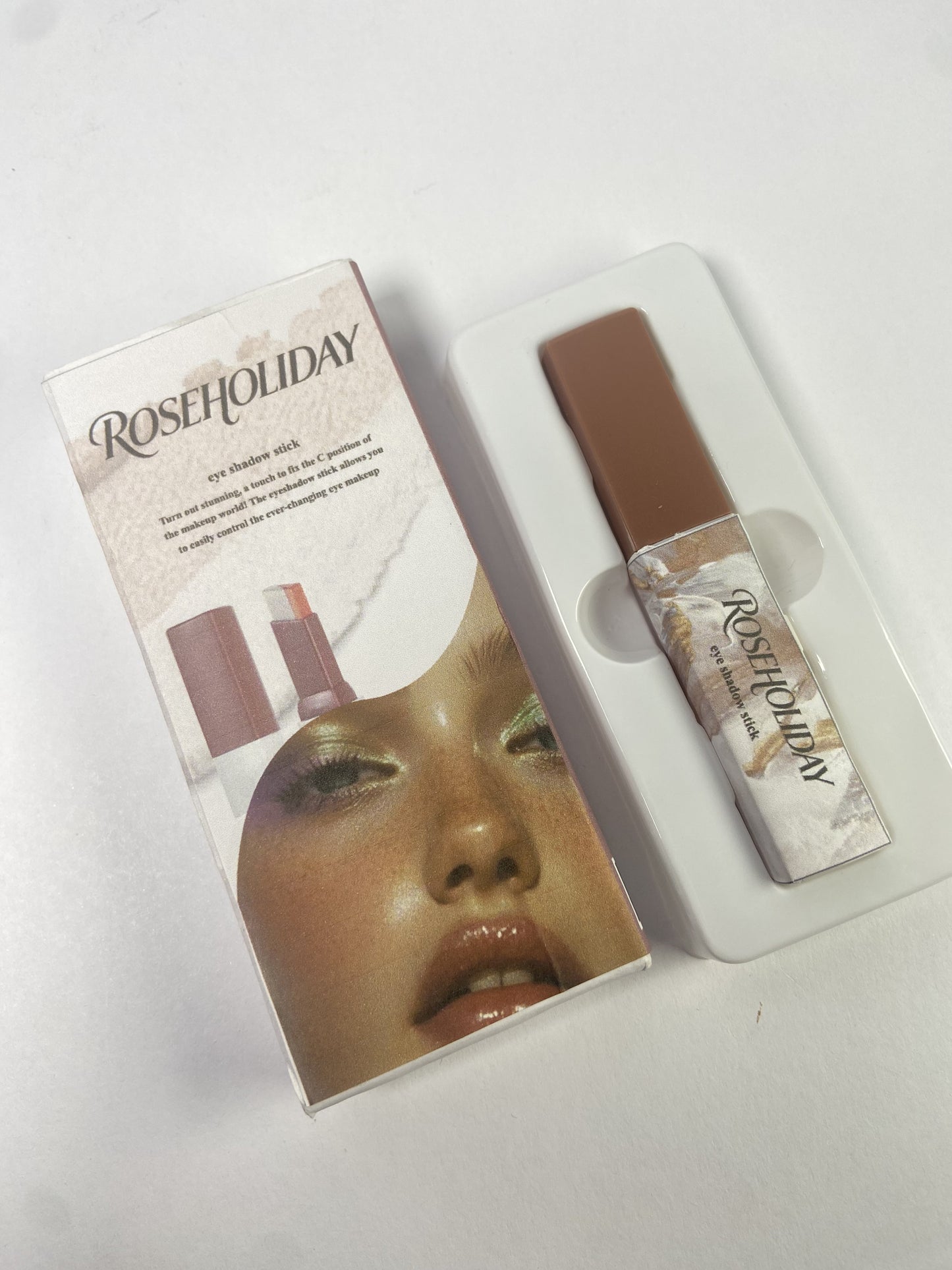 ROSEHOLIDAY Highlighter Makeup Stick Highlighter Bronzer Stick Glow Face Illuminator Highlight Contouring Sticks Waterproof Long-lasting