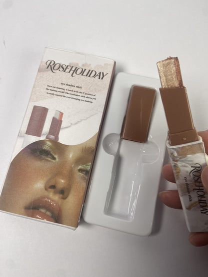 ROSEHOLIDAY Highlighter Makeup Stick Highlighter Bronzer Stick Glow Face Illuminator Highlight Contouring Sticks Waterproof Long-lasting
