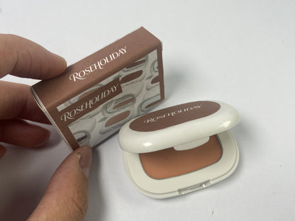 ROSEHOLIDAY  Blushers Powder Blush , Silky Smooth and Blendable Blush - Long-Lasting Color, Enhances Cheekbones, and Provides Natural Radiance