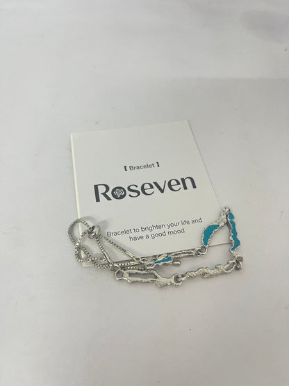 Roseven Waves Bracelet for Women – Friendship Bracelets Friendship Gifts for Women, Birthday Gifts for Women Friendship, 18K Gold Plated, 5A Zirconia, Triple-Layered Finish, Size 6-8''