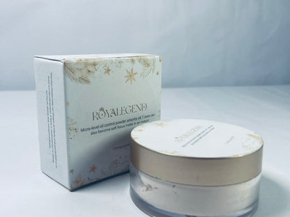 ROYALEGEND Mineral Setting Powder  Translucent Face Loose Blurring FinishingPowder Sheer Coverage Weightless and Oil Control. Extend Base Makeup