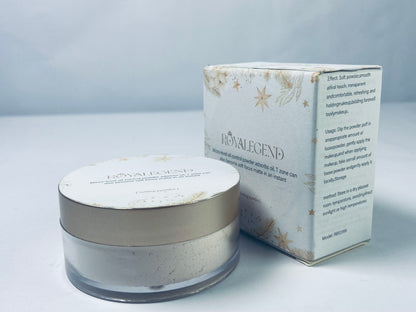ROYALEGEND Mineral Setting Powder  Translucent Face Loose Blurring FinishingPowder Sheer Coverage Weightless and Oil Control. Extend Base Makeup