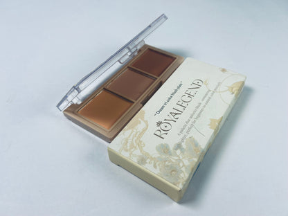 ROYALEGEND  3 Colors Matte Pink Blusher Palette  Long Lasting Cheek Makeup Smooth and Light Blush Powder for Face Beauty