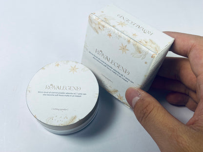 ROYALEGEND Mineral Setting Powder  Translucent Face Loose Blurring FinishingPowder Sheer Coverage Weightless and Oil Control. Extend Base Makeup