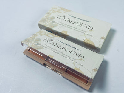 ROYALEGEND  3 Colors Matte Pink Blusher Palette  Long Lasting Cheek Makeup Smooth and Light Blush Powder for Face Beauty