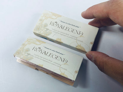 ROYALEGEND  3 Colors Matte Pink Blusher Palette  Long Lasting Cheek Makeup Smooth and Light Blush Powder for Face Beauty