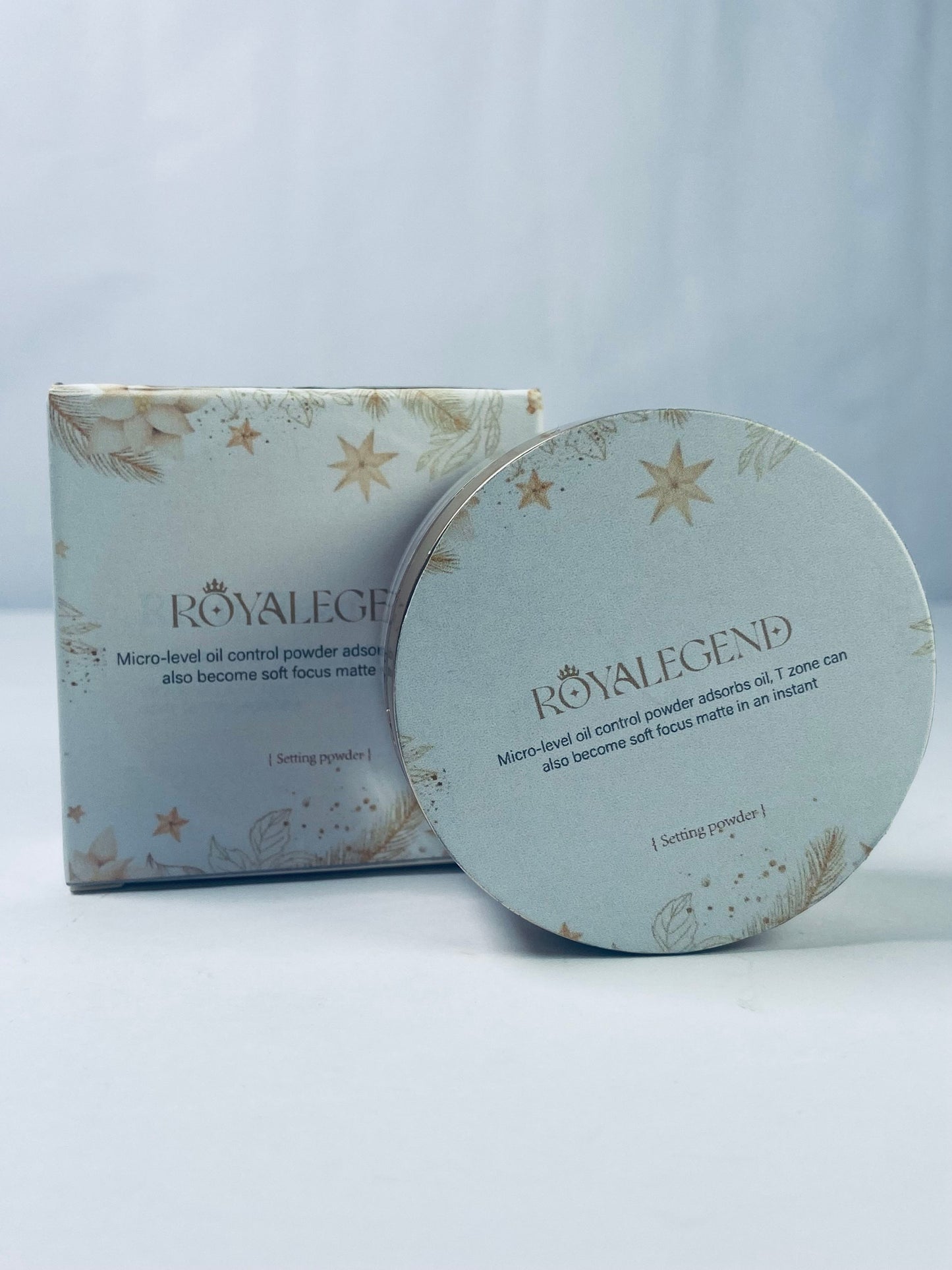 ROYALEGEND Mineral Setting Powder  Translucent Face Loose Blurring FinishingPowder Sheer Coverage Weightless and Oil Control. Extend Base Makeup