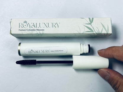 ROYALUXURY Lengthening and Volumizing for a Full Fan Effect,No Clumps, Long-Wearing, Hypoallergenic Mascara For Sensitive Eyes,Feathery Soft Full Lashes