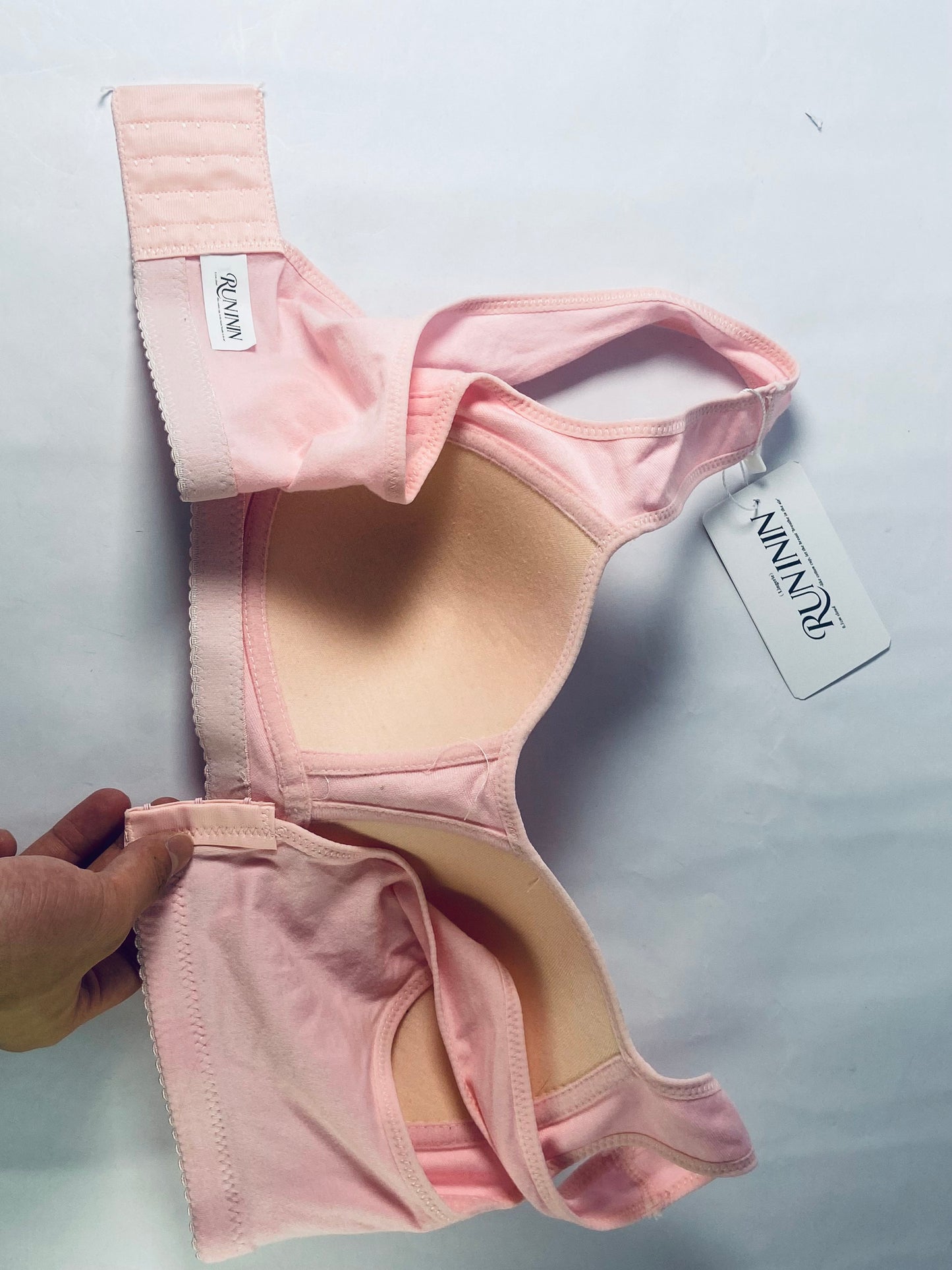 RUNININ Bras for Women Seamless Bra Full Coverage T Shirt Bralettes Push Up Bra Wireless Bra