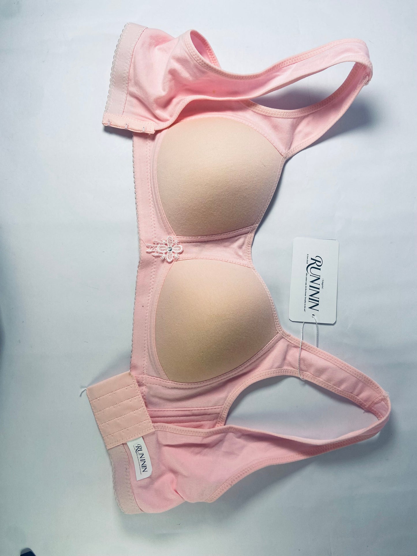 RUNININ Bras for Women Seamless Bra Full Coverage T Shirt Bralettes Push Up Bra Wireless Bra