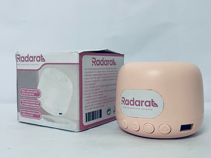 Radarat Portable Bluetooth Speakers, Deep Bass, Bluetooth 5.3, RGB Lights, Dual Pairing, 30H Playtime for Home, Outdoor, Party