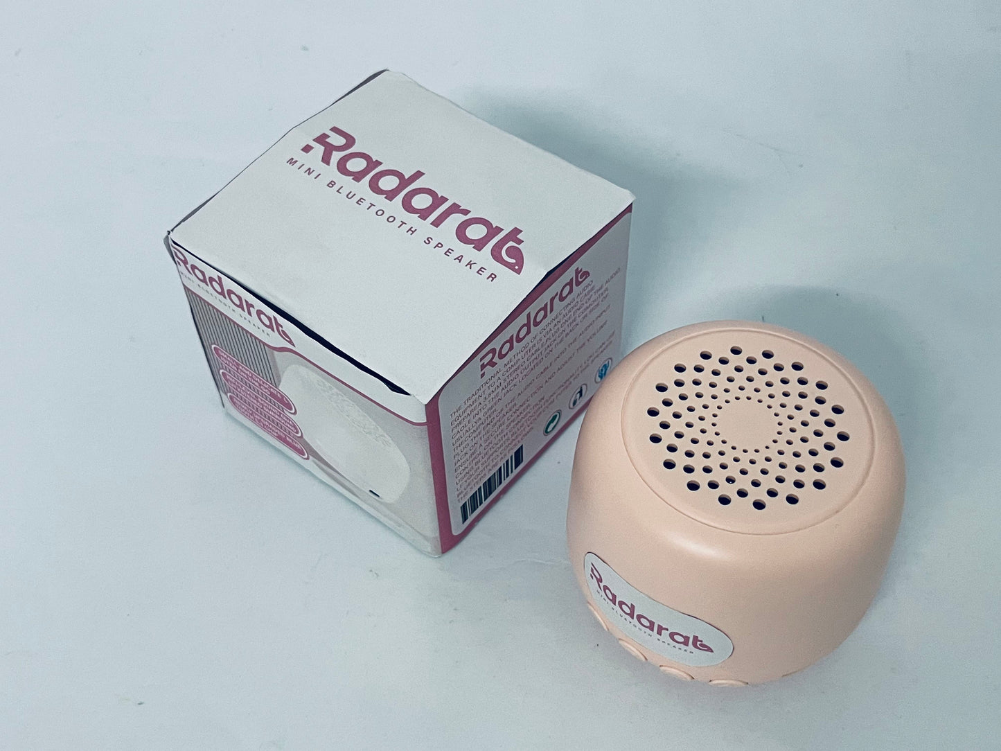 Radarat Portable Bluetooth Speakers, Deep Bass, Bluetooth 5.3, RGB Lights, Dual Pairing, 30H Playtime for Home, Outdoor, Party
