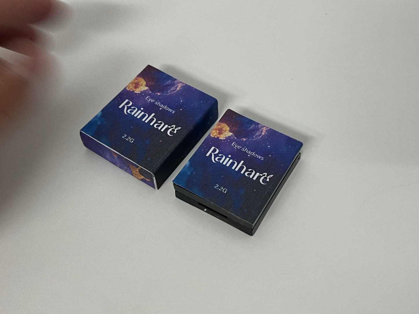 [Rainhare Eye shadows]——Gilded Shimmer Single-Color Eyeshadow - High-Impact Pearl Finish & Long-Lasting