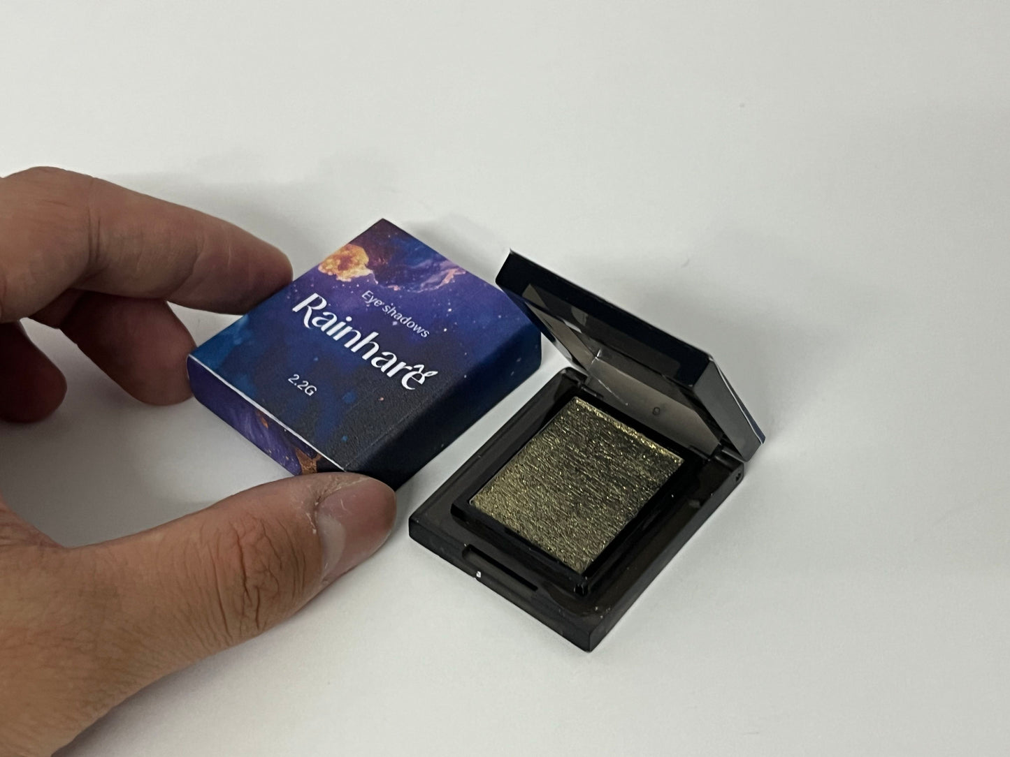 [Rainhare Eye shadows]——Gilded Shimmer Single-Color Eyeshadow - High-Impact Pearl Finish & Long-Lasting