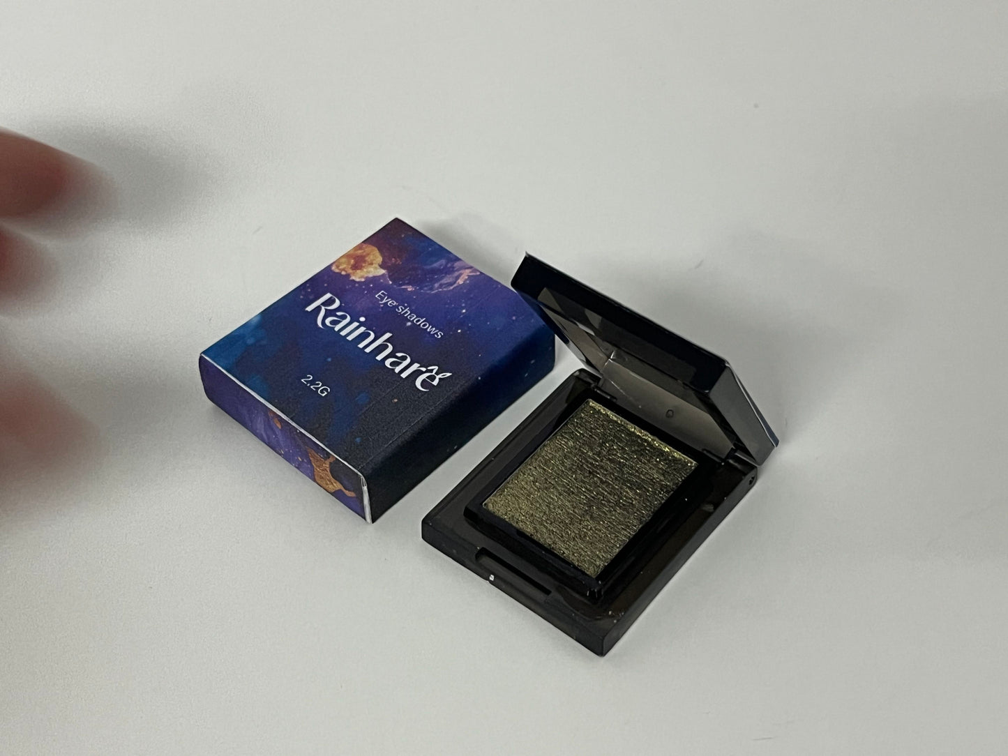 [Rainhare Eye shadows]——Gilded Shimmer Single-Color Eyeshadow - High-Impact Pearl Finish & Long-Lasting