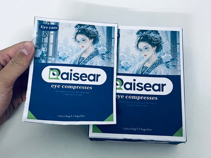 Raisear Eye Compresses, Ancient Style Eye Patches for Relieving Eye Fatigue & Dryness, Portable Individually Wrapped Eye Patches