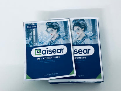 Raisear Eye Compresses, Ancient Style Eye Patches for Relieving Eye Fatigue & Dryness, Portable Individually Wrapped Eye Patches