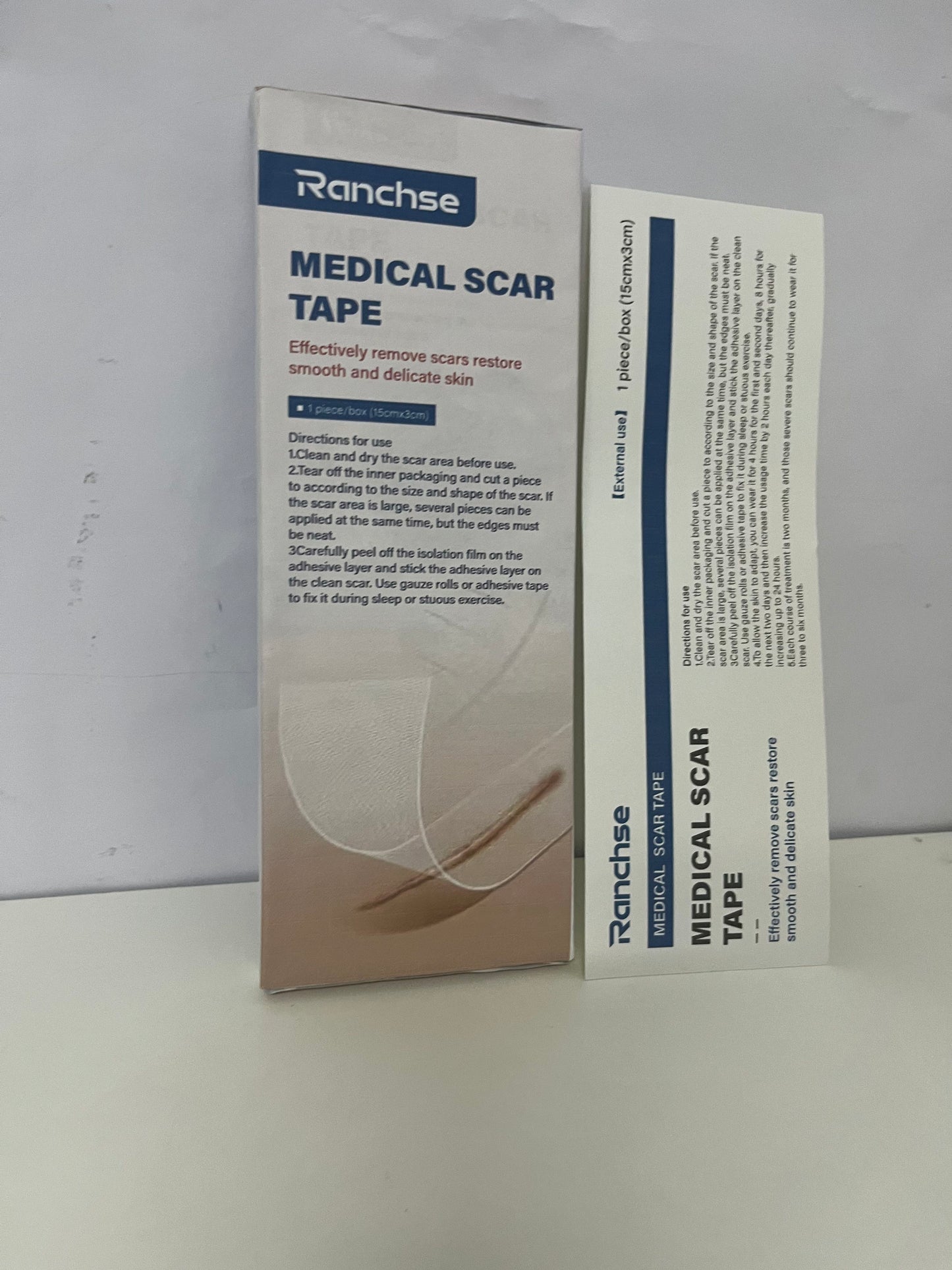 [Ranchse Medical dressings]——Ranchse Medical Silicone Scar Tape, Ultra-Thin Invisible Scar Treatment for Surgery & C-Section
