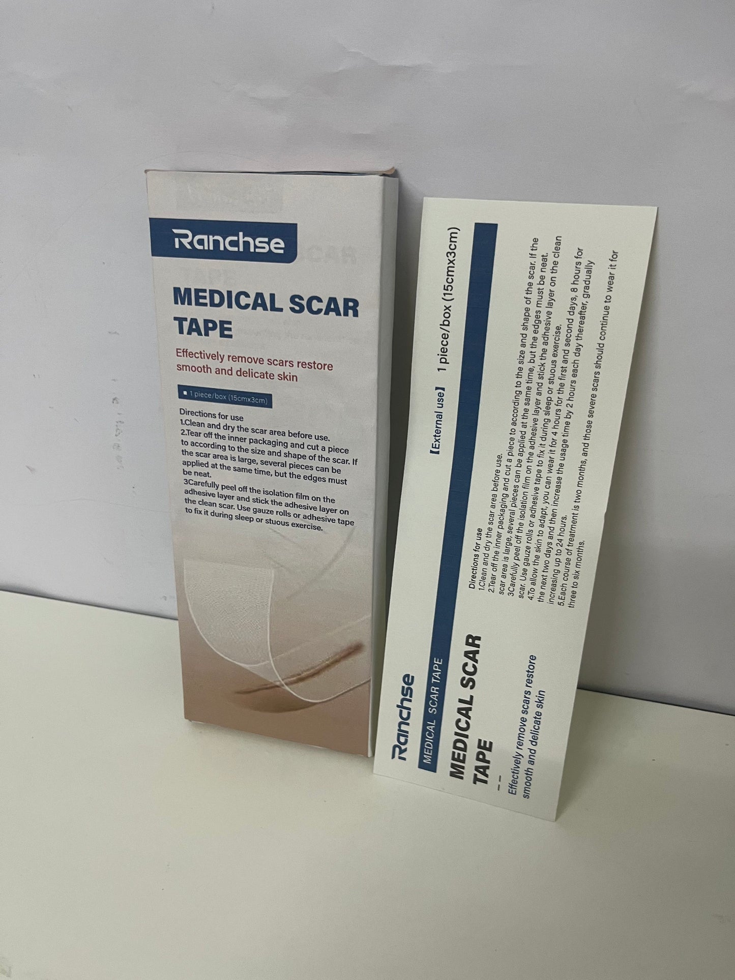 [Ranchse Medical dressings]——Ranchse Medical Silicone Scar Tape, Ultra-Thin Invisible Scar Treatment for Surgery & C-Section