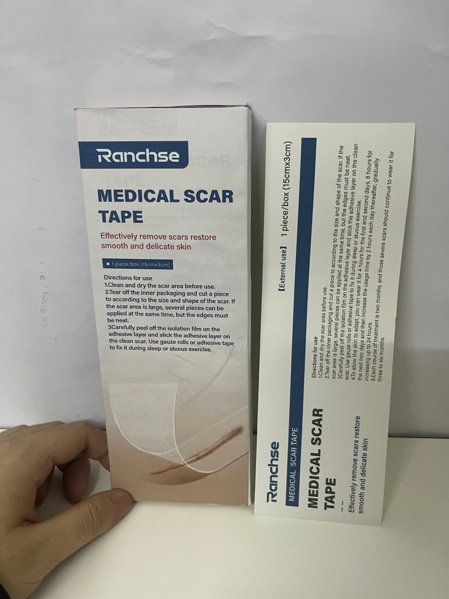 [Ranchse Medical dressings]——Ranchse Medical Silicone Scar Tape, Ultra-Thin Invisible Scar Treatment for Surgery & C-Section