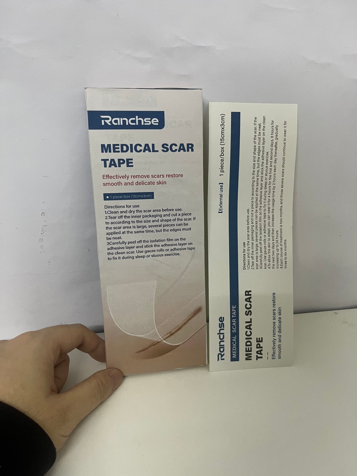 [Ranchse Medical dressings]——Ranchse Medical Silicone Scar Tape, Ultra-Thin Invisible Scar Treatment for Surgery & C-Section