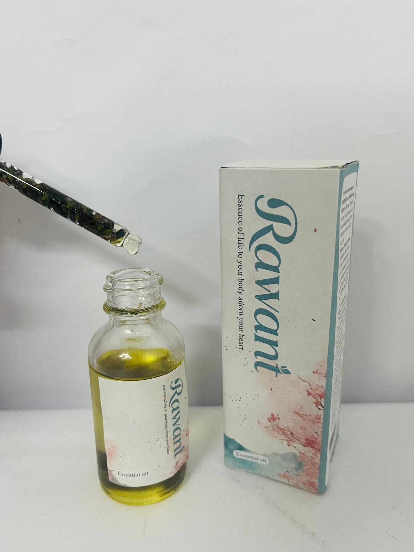 Rawant Infused Restore Rejuvenating Oil with Glass Dropper – 100% Pure & Natural Multi-Purpose Oil for Restoring Thinning Hair, Beard & Eyebrows