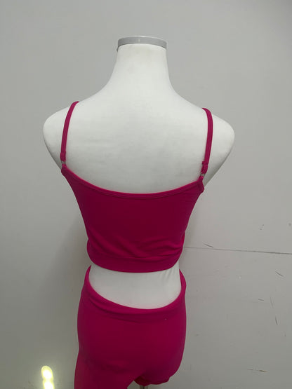 Rawbeau Track Suit - Pink 100% Cotton with Ribbed Texture & Trendy Silhouette