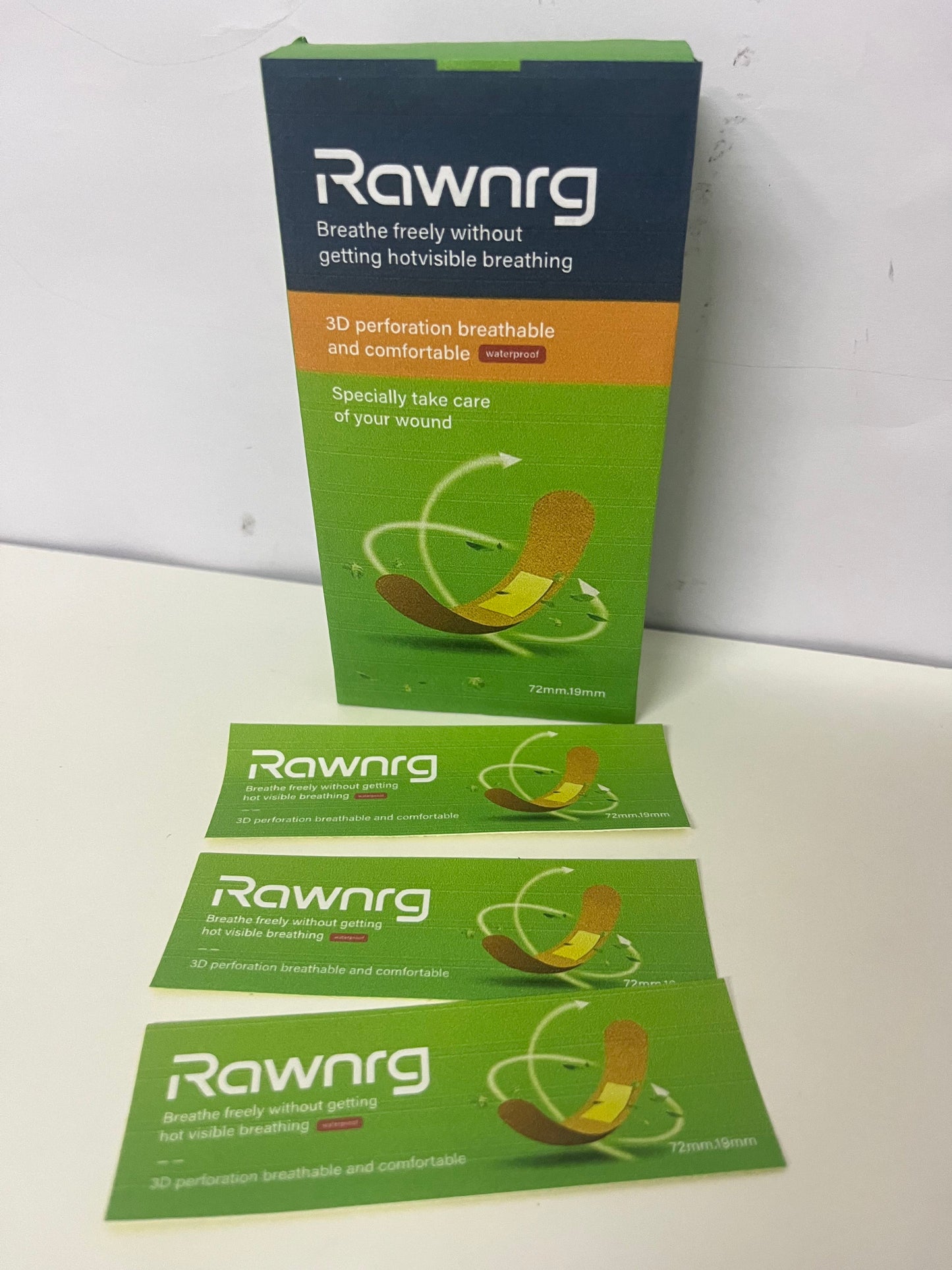 [Rawnrg Adhesive bandages]——Rawnrg 3D Breathable Waterproof Adhesive Bandages - Ultra-Thin Invisible Wound Care Strips