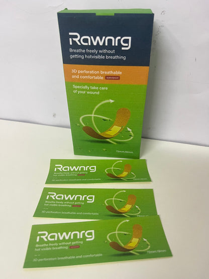 [Rawnrg Adhesive bandages]——Rawnrg 3D Breathable Waterproof Adhesive Bandages - Ultra-Thin Invisible Wound Care Strips