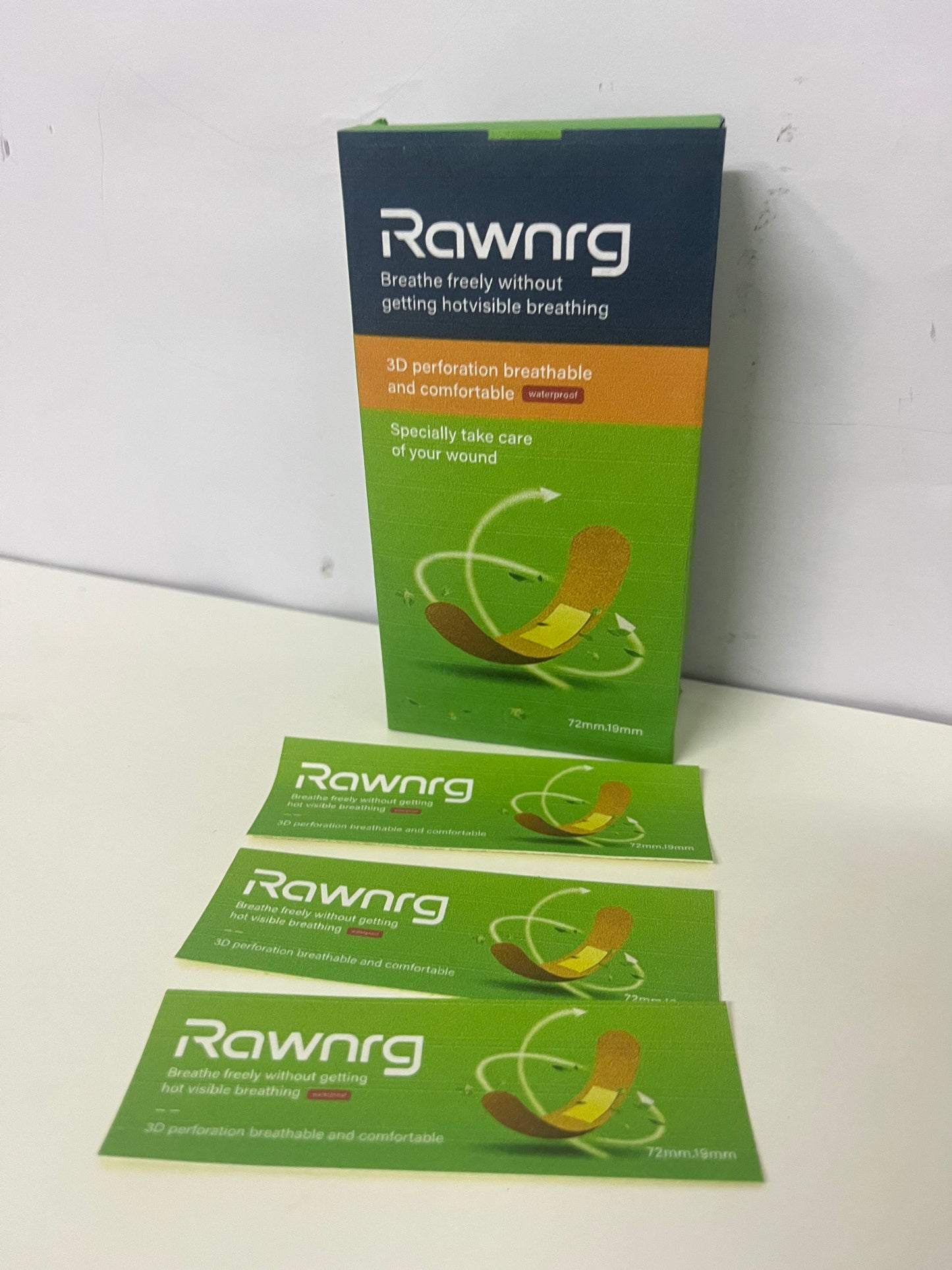 [Rawnrg Adhesive bandages]——Rawnrg 3D Breathable Waterproof Adhesive Bandages - Ultra-Thin Invisible Wound Care Strips
