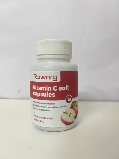 [Rawnrg Vitamins]——Rawnrg Vitamin C Soft Capsules - High-Potency VC for Immune Support & Antioxidant Protection