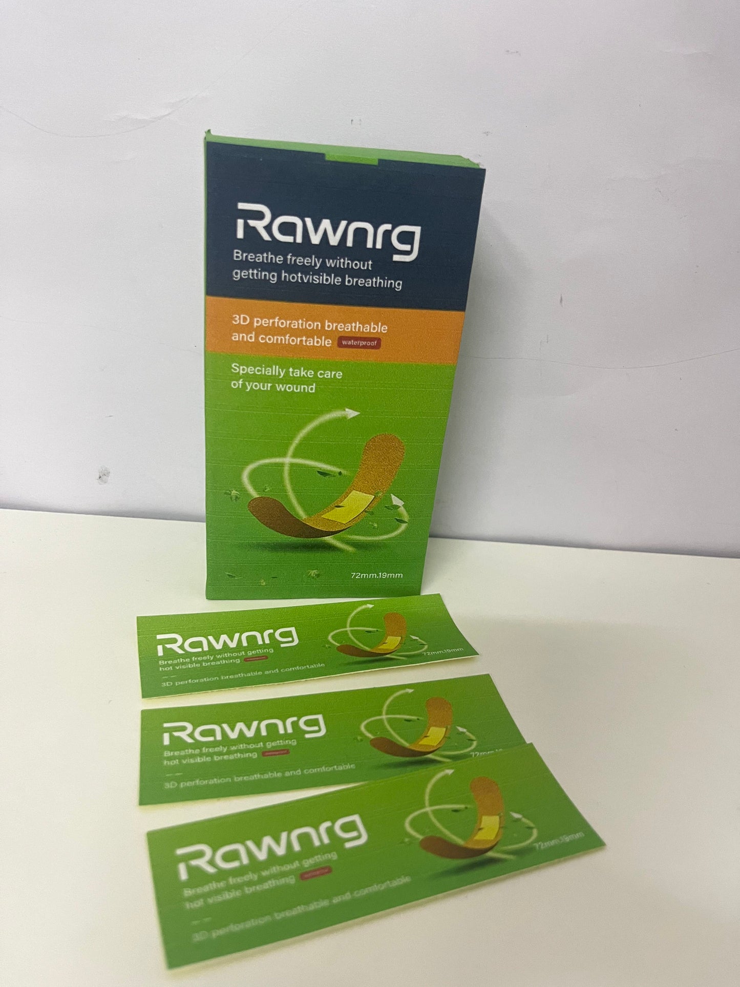 [Rawnrg Adhesive bandages]——Rawnrg 3D Breathable Waterproof Adhesive Bandages - Ultra-Thin Invisible Wound Care Strips