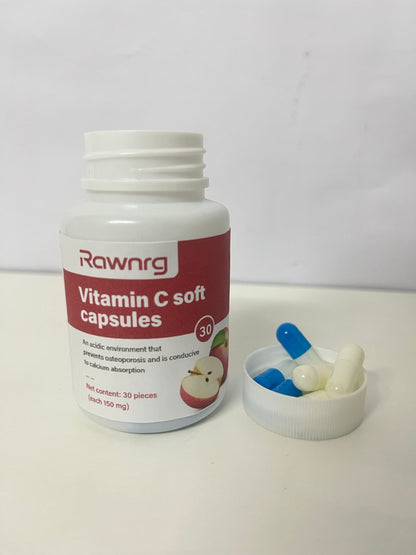 [Rawnrg Vitamins]——Rawnrg Vitamin C Soft Capsules - High-Potency VC for Immune Support & Antioxidant Protection
