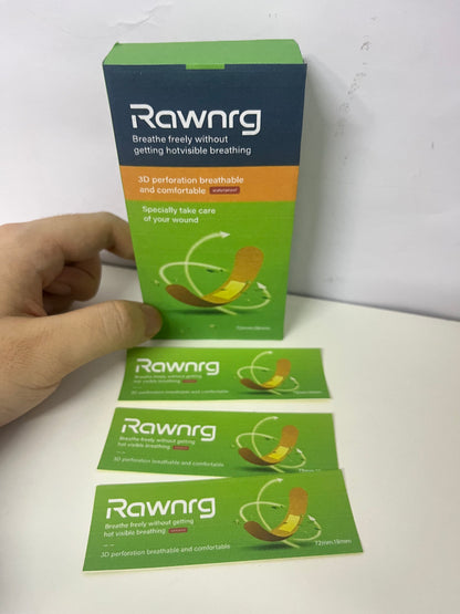 [Rawnrg Adhesive bandages]——Rawnrg 3D Breathable Waterproof Adhesive Bandages - Ultra-Thin Invisible Wound Care Strips
