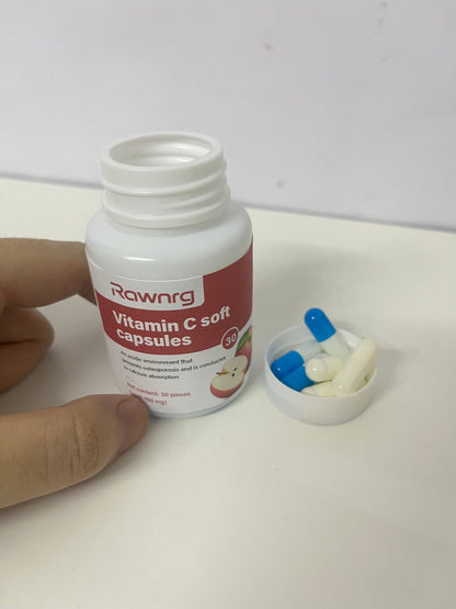 [Rawnrg Vitamins]——Rawnrg Vitamin C Soft Capsules - High-Potency VC for Immune Support & Antioxidant Protection