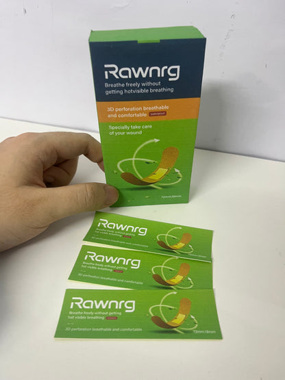 [Rawnrg Adhesive bandages]——Rawnrg 3D Breathable Waterproof Adhesive Bandages - Ultra-Thin Invisible Wound Care Strips