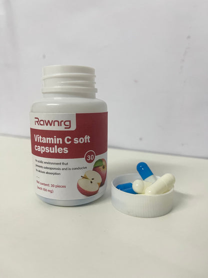 [Rawnrg Vitamins]——Rawnrg Vitamin C Soft Capsules - High-Potency VC for Immune Support & Antioxidant Protection