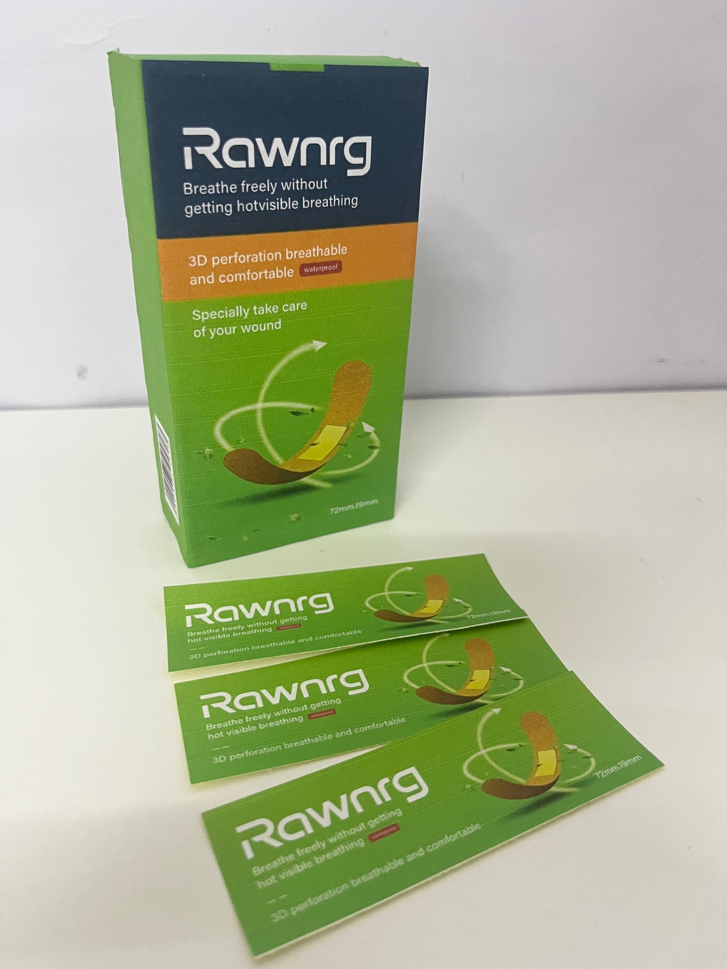 [Rawnrg Adhesive bandages]——Rawnrg 3D Breathable Waterproof Adhesive Bandages - Ultra-Thin Invisible Wound Care Strips