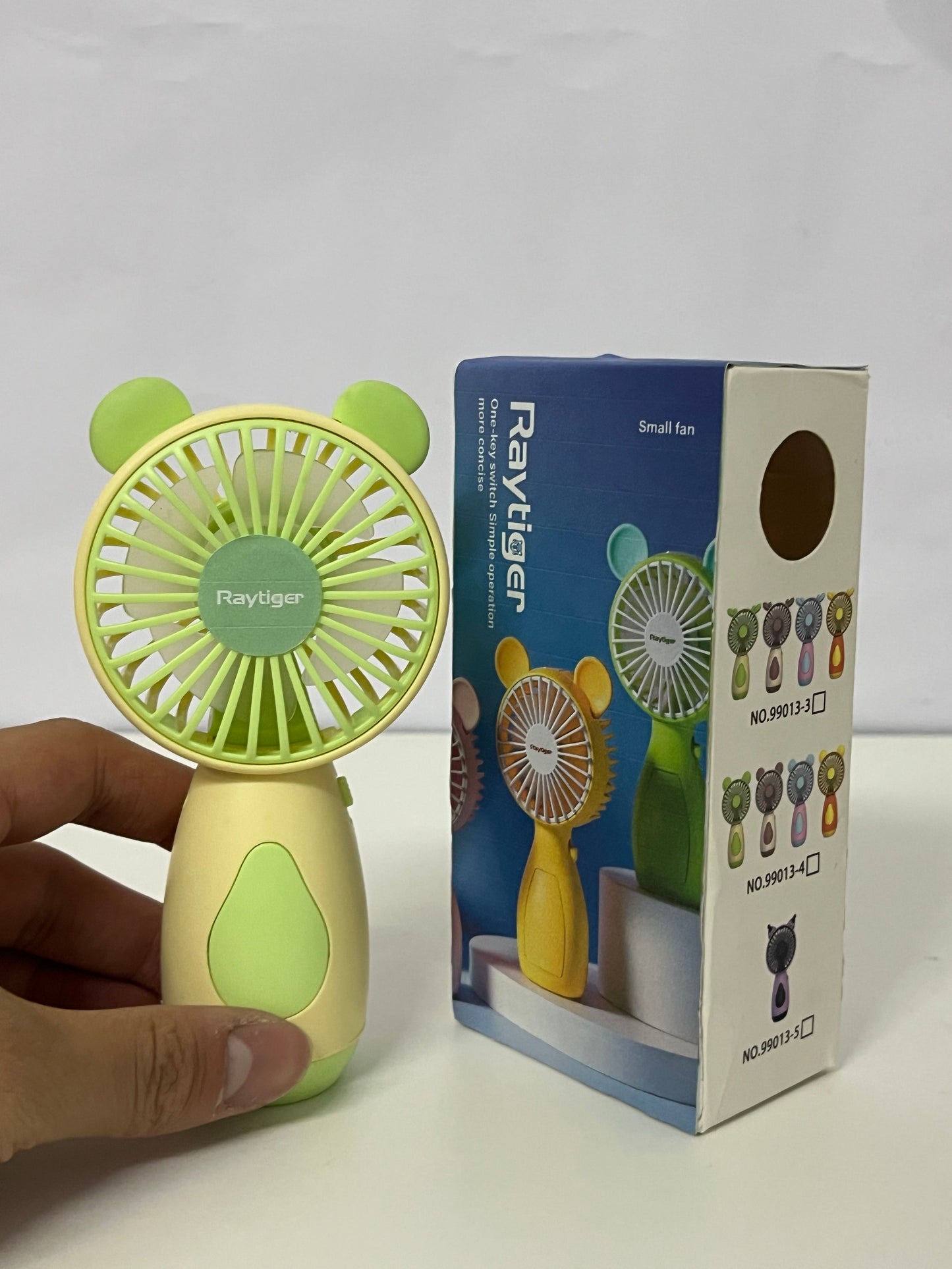 [Raytiger Electric fans]-Bear Handheld Fan - 3-Speed Portable USB Rechargeable Fan