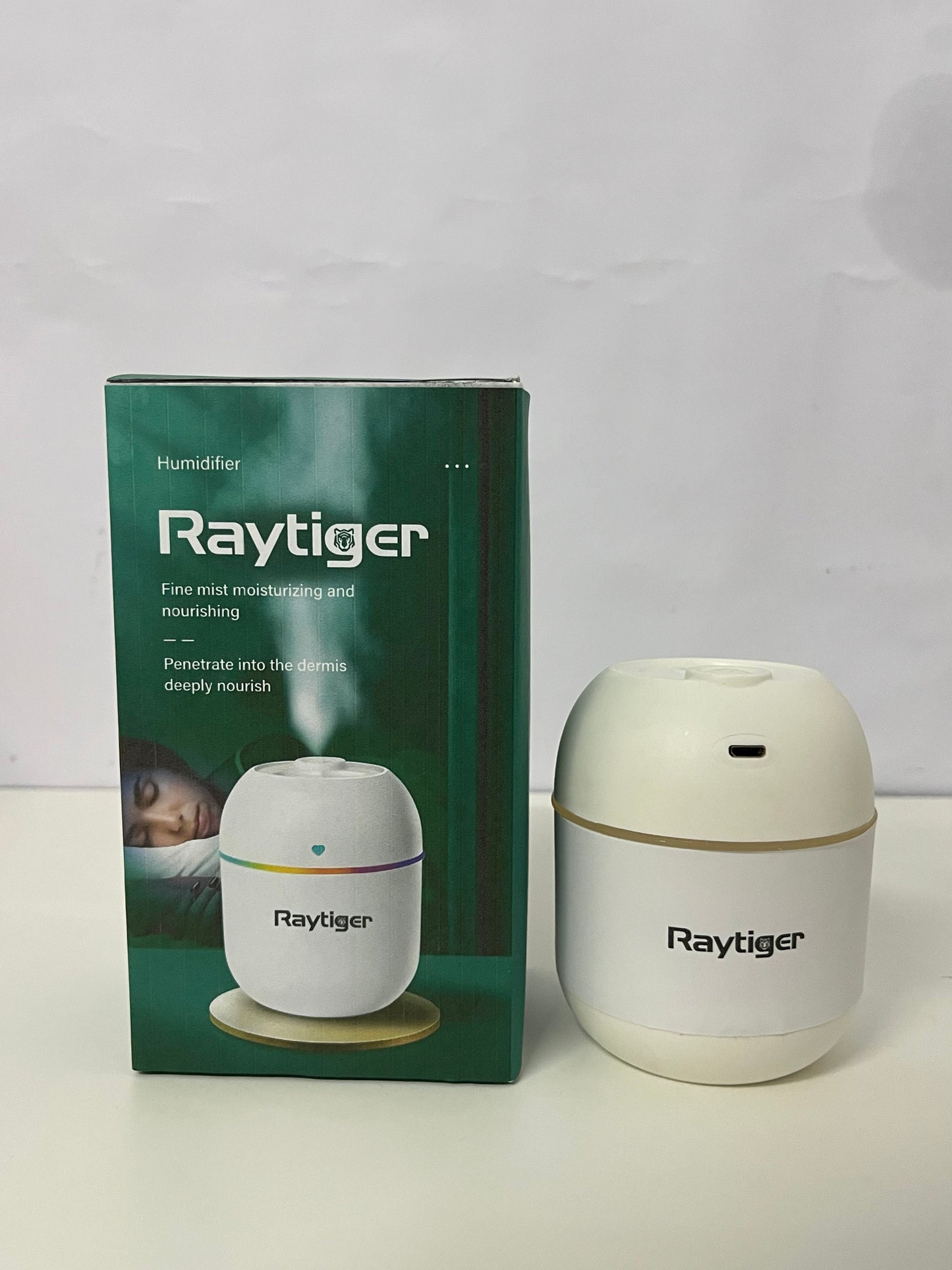 [Raytiger Humidifiers]-Mini USB Humidifier - Quiet Desktop & Bedroom Hydration Device