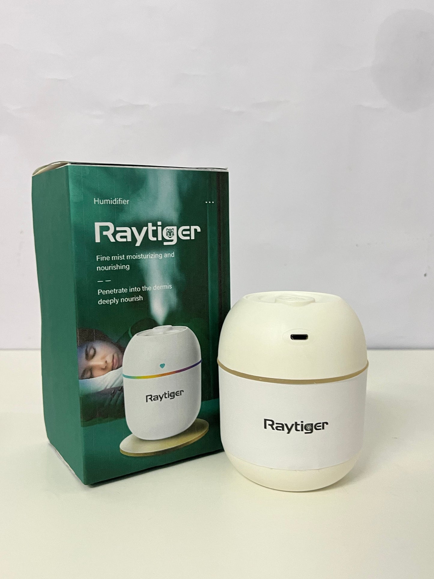 [Raytiger Humidifiers]-Mini USB Humidifier - Quiet Desktop & Bedroom Hydration Device