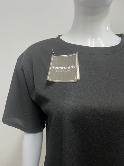 【Reactpretty Oversized Crew Neck T-Shirt】—— Effortless Comfort & Minimalist Style