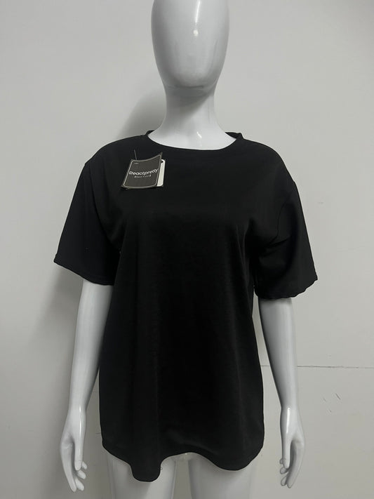 【Reactpretty Oversized Crew Neck T-Shirt】—— Effortless Comfort & Minimalist Style