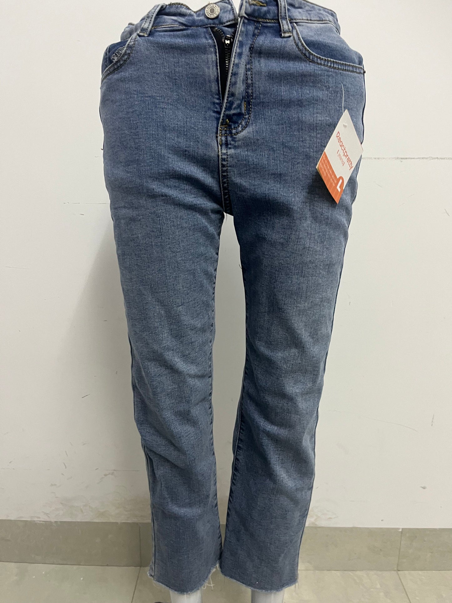 【Reactpretty Straight-Leg Stretch Jeans】—— Timeless Comfort & Effortless Style