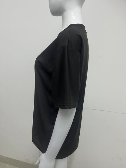 【Reactpretty Oversized Crew Neck T-Shirt】—— Effortless Comfort & Minimalist Style