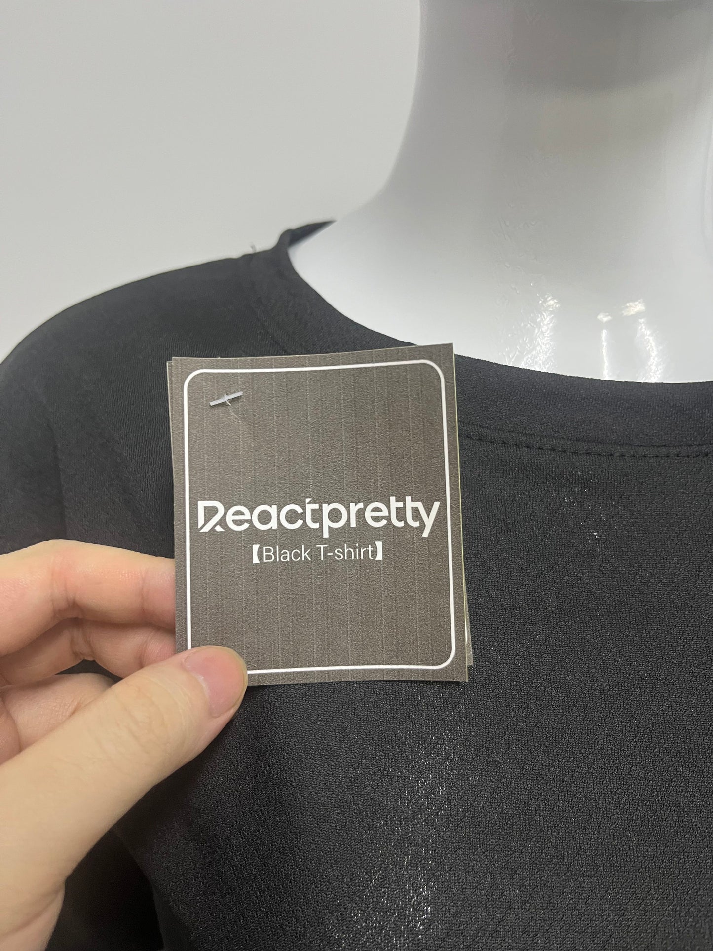 【Reactpretty Oversized Crew Neck T-Shirt】—— Effortless Comfort & Minimalist Style