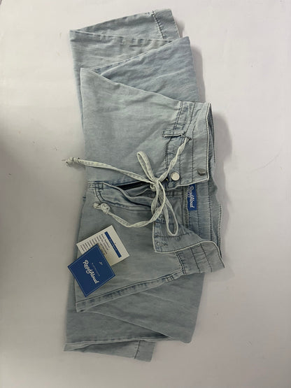 ReadAloud Light Wash Drawstring Denim Pants - Casual Women's Pants