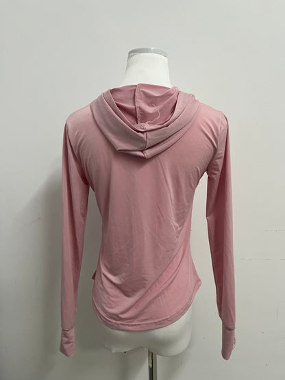 Redaisy Tracksuits Pink Hooded Sports Jacket - A New Favorite for Sun Protection and Fashion in Sports